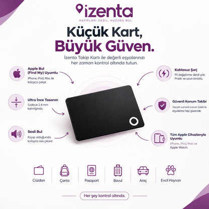 İzenta™ takip Kartı